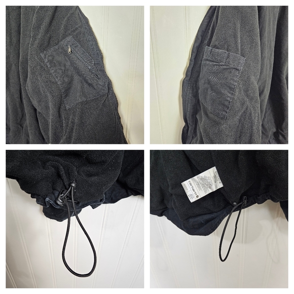 Carhartt Full Swing Fleece‑Lined Washed Black Workwear Jacket 2XL Tall Rugged - Picture 13 of 16
